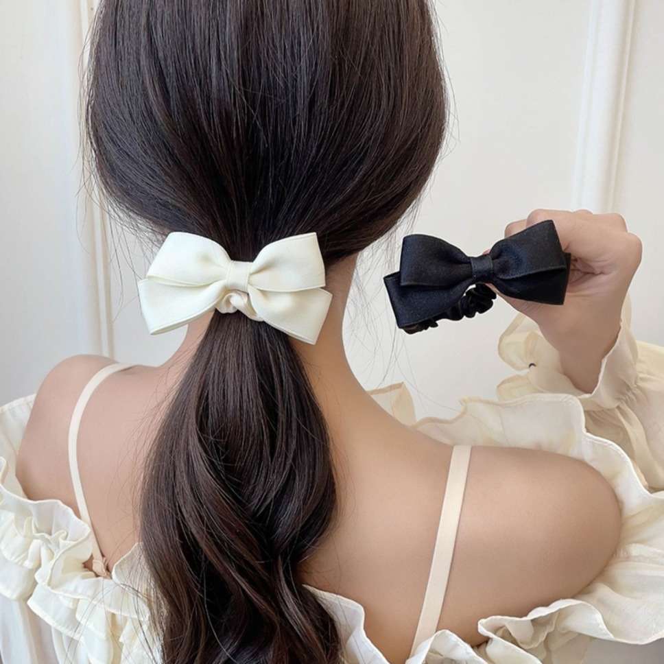 Tie Bar Clip - Nowa koreańska kokardka elastyczne opaski do
