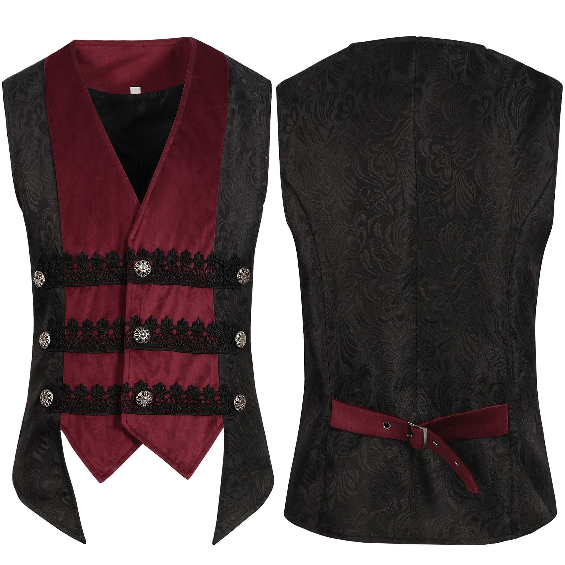 Men'S Medieval Formal Wear - Nowa moda męska: Kamizelka męska w
