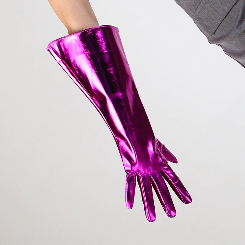 Formal Glove Leather - Damskie rękawiczki z szerokimi rękawami z