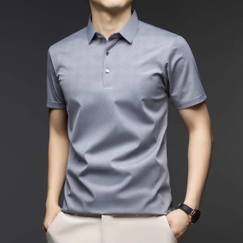 Men'S Polo Formal Wear - Męska koszulka polo biznesowa z krótkim