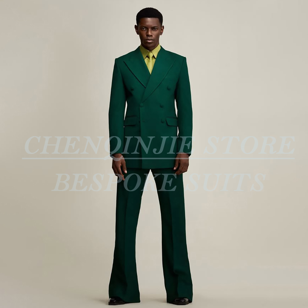 Men Formal Wear Jacket - Luksusowe zielone garnitury męskie, formalne, ślubne,
