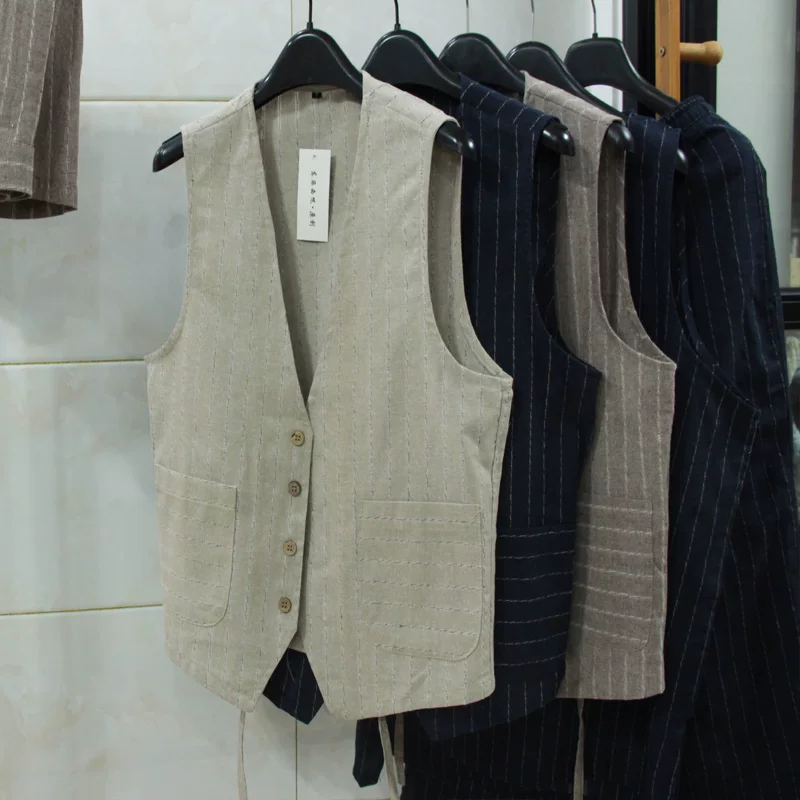 Brytyjska lniana kamizelka męs – Men Formal Wear In Summer recenzja i cena