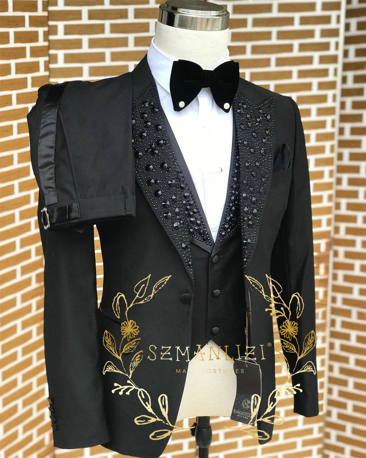 Czarne garnitury męskie Luksus – Formal Wear For Men In Wedding recenzja i cena
