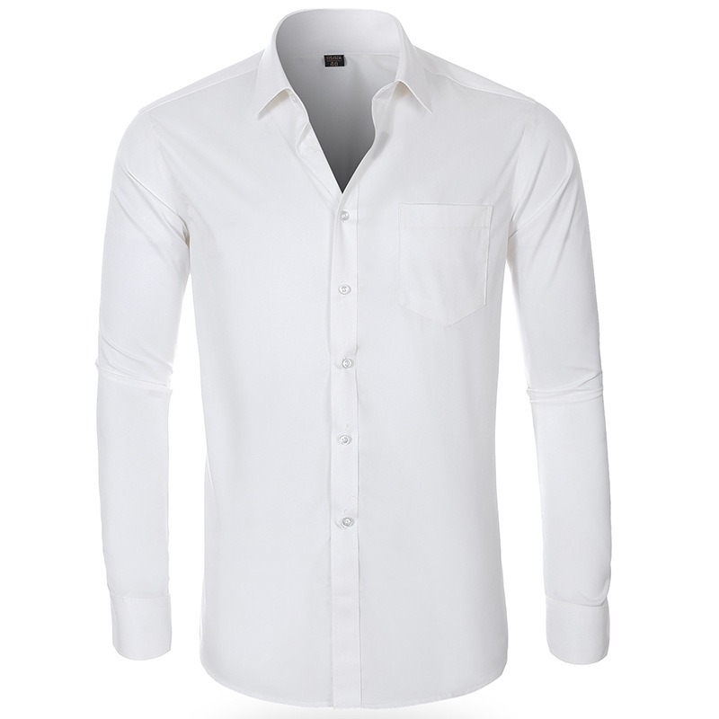 Męska koszula biznesowa, biała – High End Men'S Formal Wear recenzja i cena
