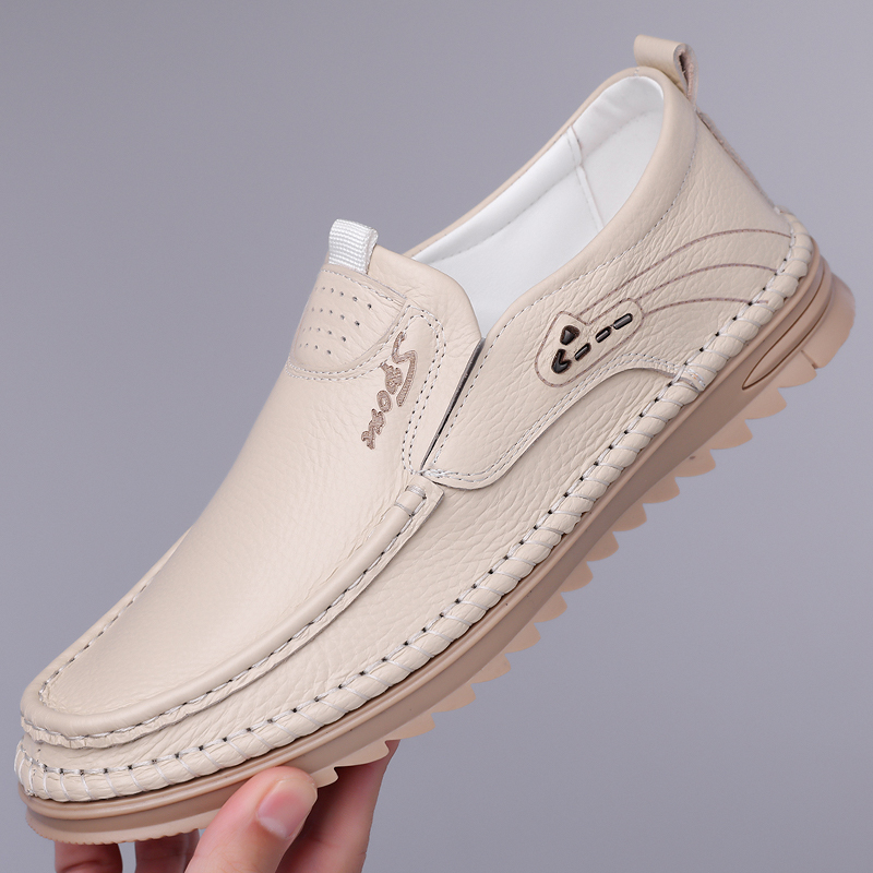Autentyczne skórzane buty męsk – Men Formal Wear In Summer recenzja i cena
