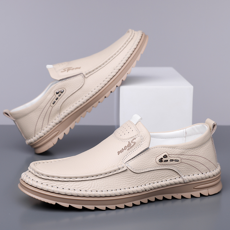 Autentyczne skórzane buty męsk – Men Formal Wear In Summer recenzja i cena