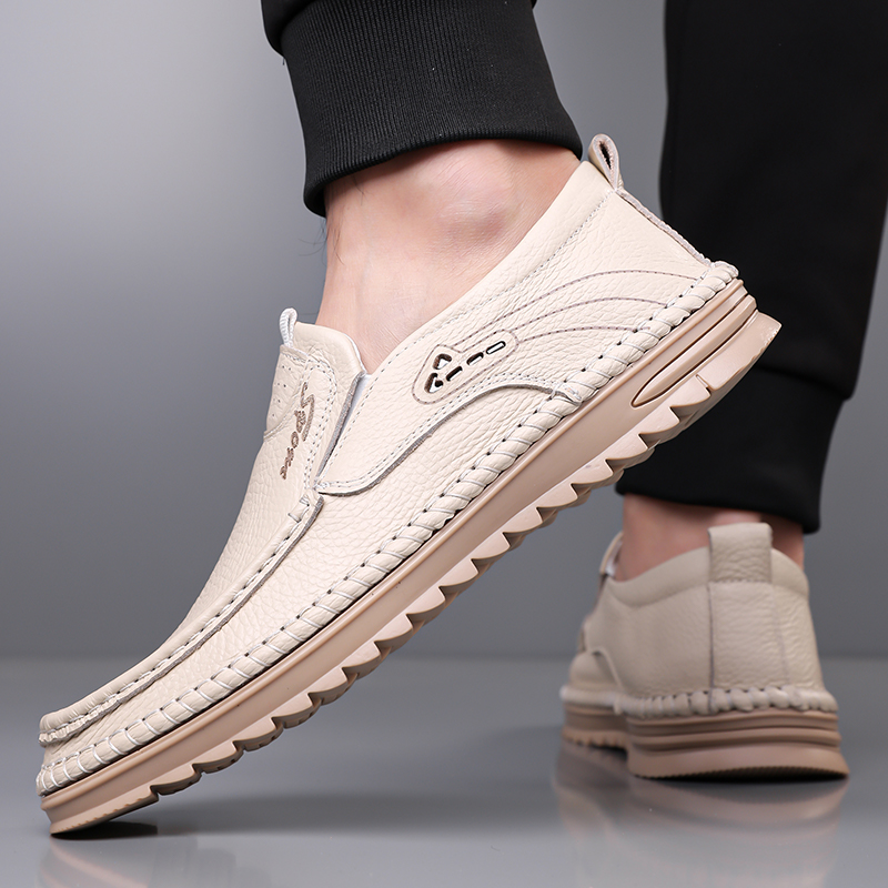 Autentyczne skórzane buty męsk – Men Formal Wear In Summer recenzja i cena