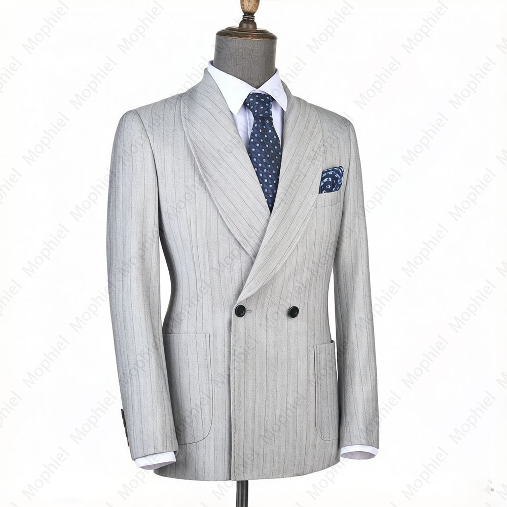 Mophiel Jasnoszary Garnitur Mę – Formal Wear For Men In Wedding recenzja i cena