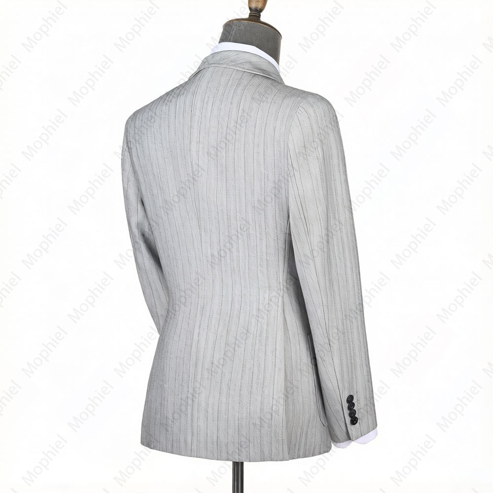 Mophiel Jasnoszary Garnitur Mę – Formal Wear For Men In Wedding recenzja i cena