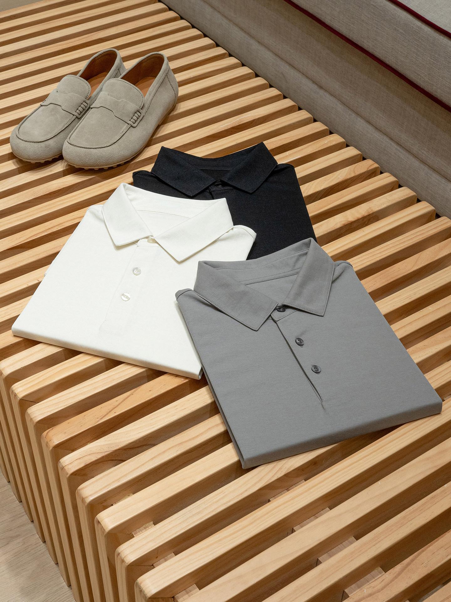 Lniano-bawełniana koszulka pol – Men'S Polo Formal Wear recenzja i cena