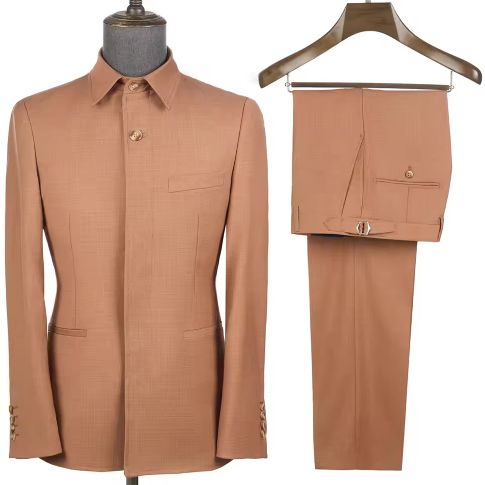 Szyte na miarę garnitury safar – Men Formal Wear Jacket recenzja i cena