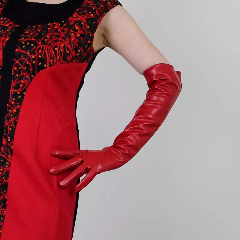 Damskie rękawiczki z czerwonej – Formal Glove Leather recenzja i cena