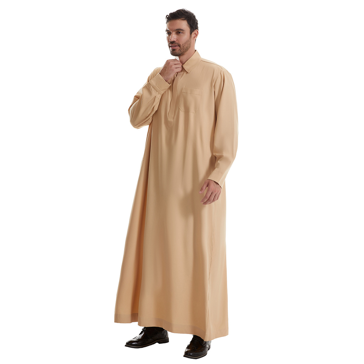 Męska Jubba Thobe Długa Koszul – Arabic Formal Wear Men recenzja i cena