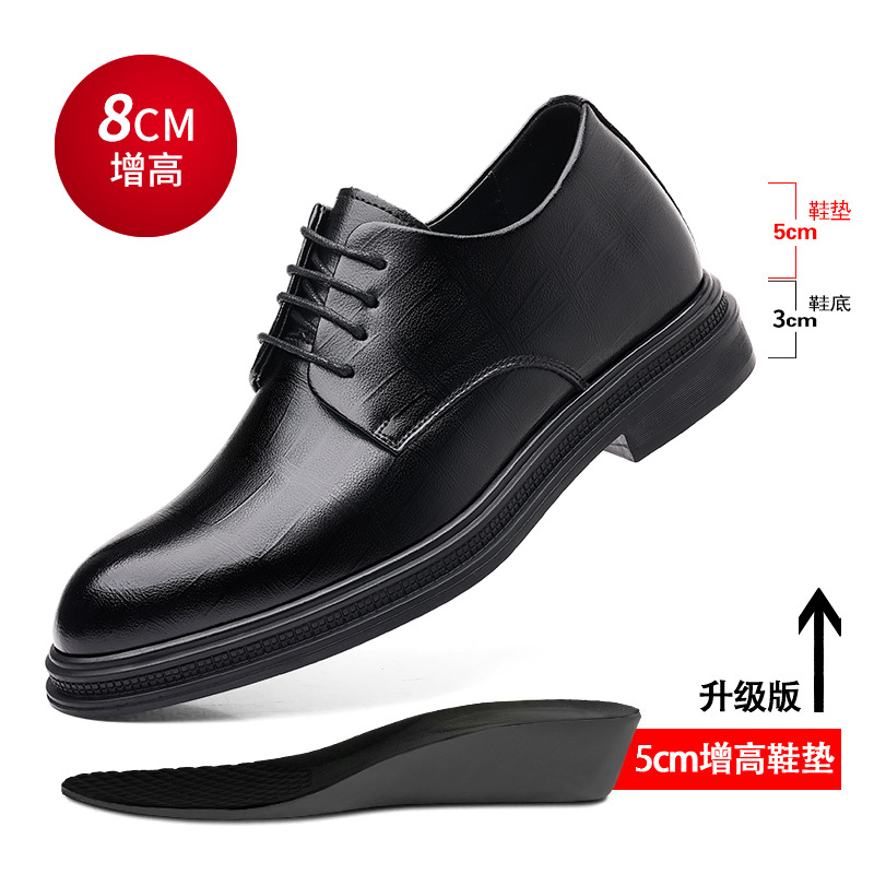Męskie czarne skórzane buty ty – Men Formal Wear All Black recenzja i cena