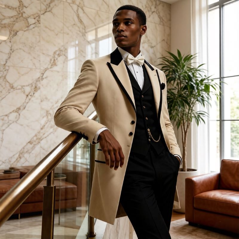 3-częściowe garnitury ślubne m – Men Formal Wear Jacket recenzja i cena