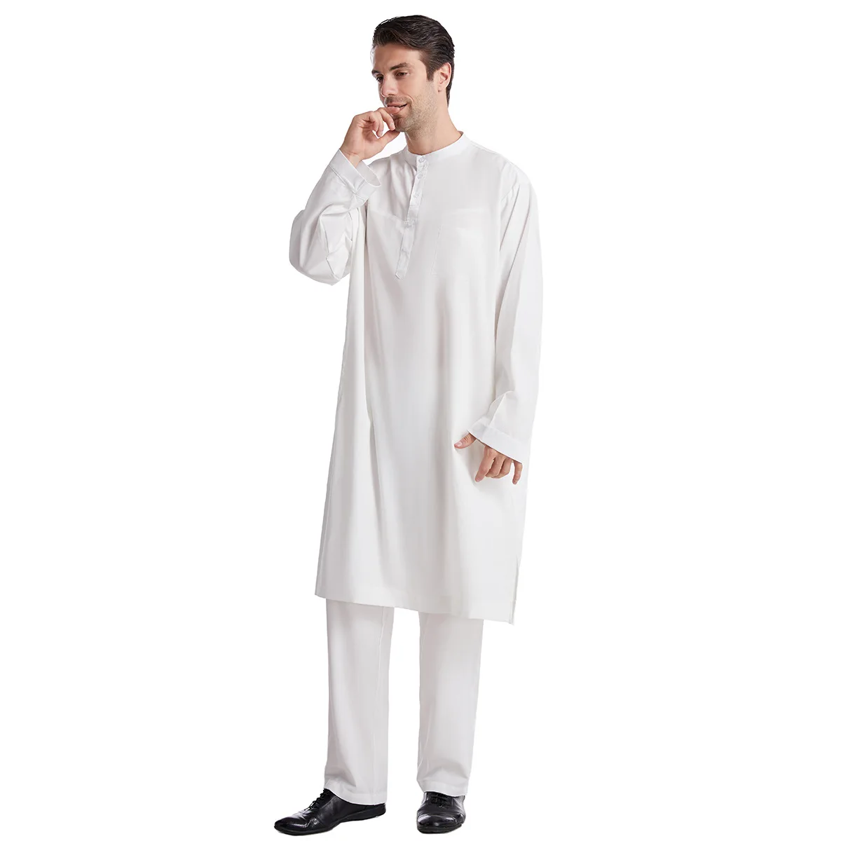 Męski zestaw jubba thobe 2-czę – Arabic Formal Wear Men recenzja i cena