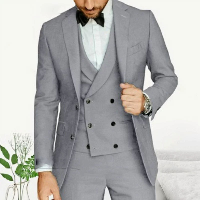 Męski garnitur slim fit, trzyc – High End Men'S Formal Wear recenzja i cena