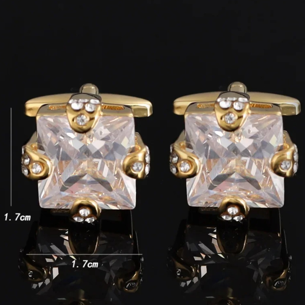 Nowe męskie luksusowe spinki d – Men'S Formal Wear Jewelry recenzja i cena
