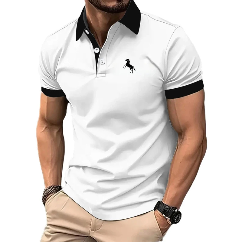 Męska koszulka polo, krótki rę – Men'S Polo Formal Wear recenzja i cena