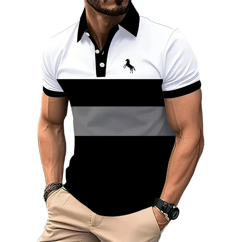 Męska koszulka polo, krótki rę – Men'S Polo Formal Wear recenzja i cena