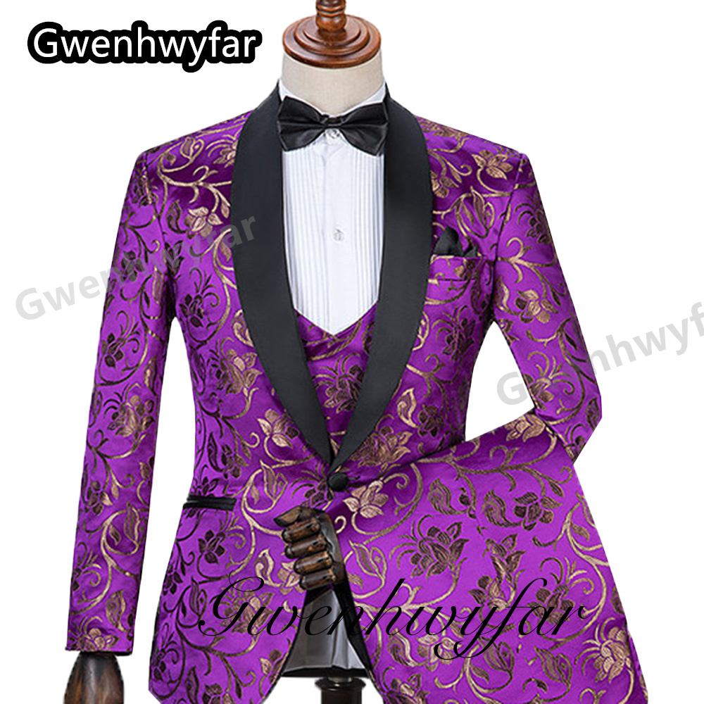 Gwenhwyfar Wzorzyste Garnitury – Men Formal Wear Jacket recenzja i cena