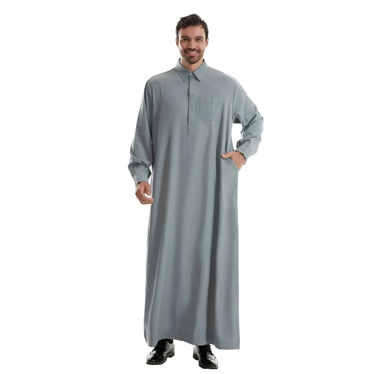 Męska Jubba Thobe Długa Koszul – Arabic Formal Wear Men recenzja i cena