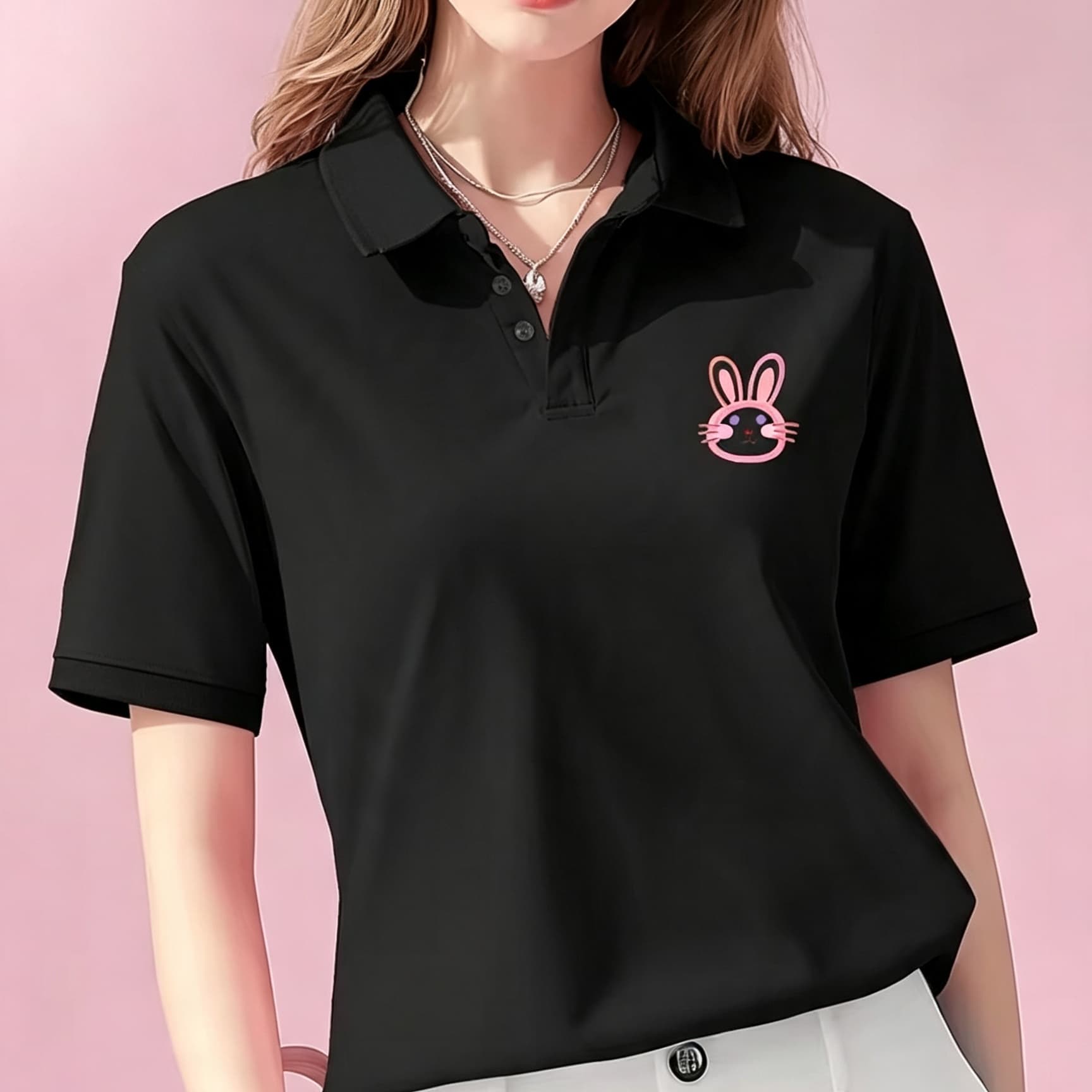 Unisexowa czarna koszulka polo – Men'S Polo Formal Wear recenzja i cena