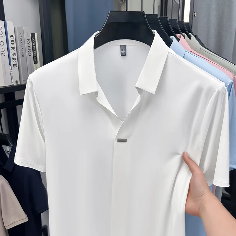 Elegancka koszula męska z krót – Men'S Polo Formal Wear recenzja i cena