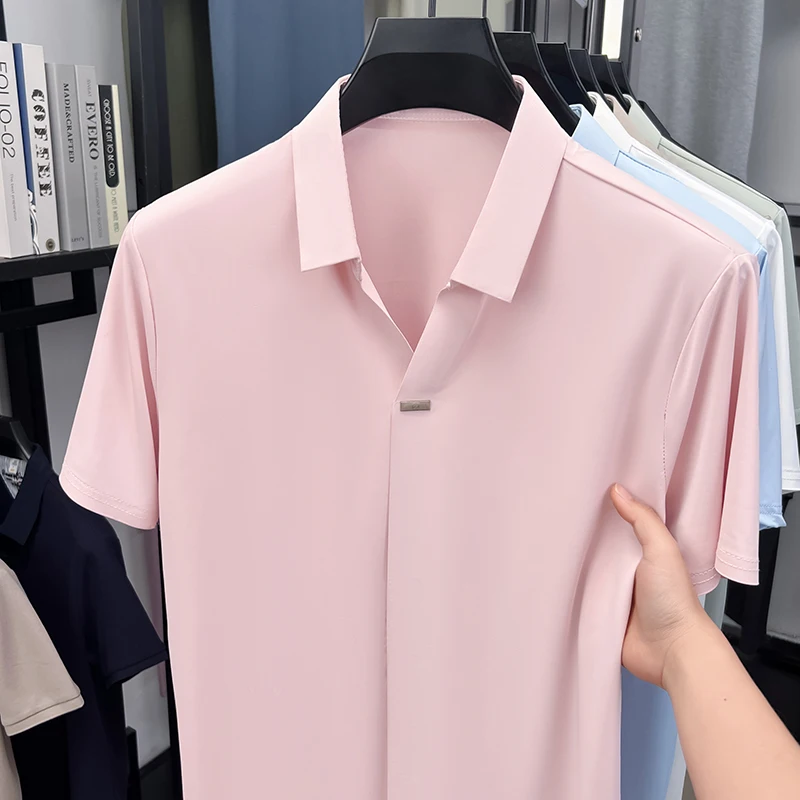 Elegancka koszula męska z krót – Men'S Polo Formal Wear recenzja i cena